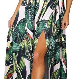 Women Summer 2025 Maxi Dress Vacation Floral Spaghetti Strap Spring Casual Boho